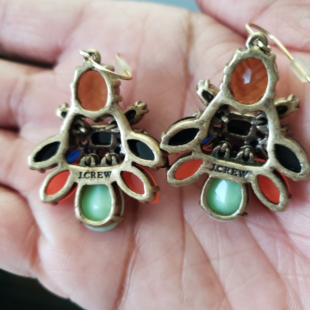 J. Crew Resin and Crystal Earrings - Picture 3 of 3